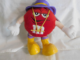 M M&#39;s Easter Red With Hat and Boots Plush toy  8 Inches Tall 2004 - £7.91 GBP