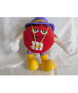 M M&#39;s Easter Red With Hat and Boots Plush toy  8 Inches Tall 2004 - £7.86 GBP