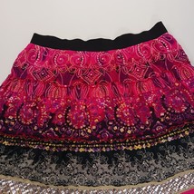 Roz & Ali Skirt Women's XL Multicolor A-Line Midi Elastic Waist Pull-On Skirt image 11