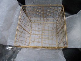 Avon Gold Tone Wire DIY Gift Basket Kit Ribbon Tissue Pr Cello Bag Retired Rare - £14.24 GBP