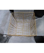 Avon Gold Tone Wire DIY Gift Basket Kit Ribbon Tissue Pr Cello Bag Retir... - $21.60