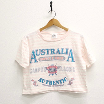 Vintage Australia Down Under Crop Top T Shirt Medium - £37.13 GBP