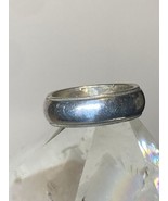 Vintage Plain ring size 4.25 wedding band pinky fine edging  stacker ste... - $896.33 MXN