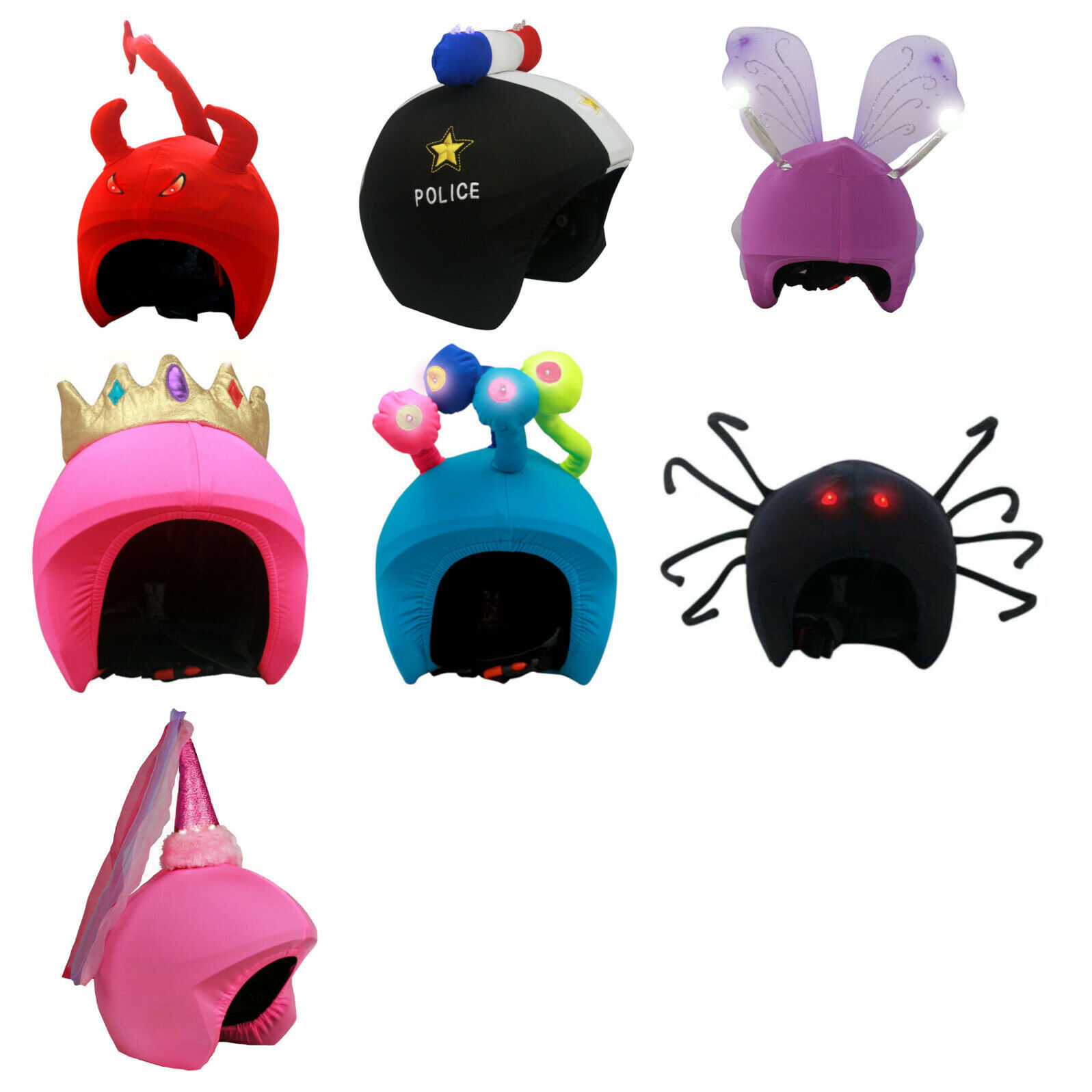 CoolCasc LED LIGHT UP Bicycle Bike Snow Ski Helmet Cover - $38.95