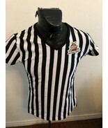 MENS Large football V Neck T-Shirt Miller Genuine Draft Beer Referee - $187.91 MXN