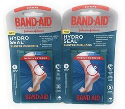 Band-Aid Hydro Seal Blister Cushion Bandages Medium Extreme 5ct Lot of 2... - $39.59