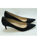 J Crew Black Suede Leather Pointy Toe Pumps High Heels 6 M Excellent Plu... - £36.66 GBP