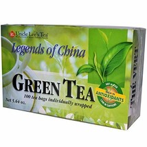 UNCLE LEE&#39;S TEAS Legends of China Green Tea 100 Count, 0.02 Pound - £10.68 GBP
