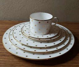 Lenox Kate Spade Larabee Road Platinum Complete 7 Piece Place Setting New - £80.17 GBP