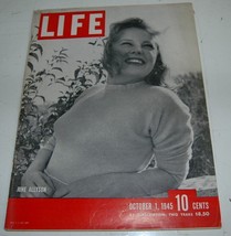 Vintage October 1 1945 Life Magazine June Allyson  Beautiful Woman Ads Camels - £12.77 GBP
