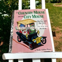 Vintage - A LIttle Golden Book - Country Mouse And The City Mouse 426 - £4.70 GBP