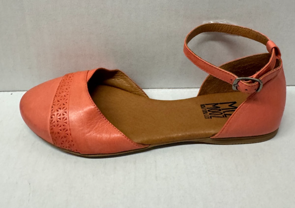MIZ MOOZ WOMEN'S ANKLE STRAP  FLATS SHOES  PEACH  37EU / 7US  # K-17 Item image 2