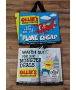 Ollies Store Reusable Tote Bag 2pc Good Stuff Cheap Double Sided Images ... - €12,07 EUR