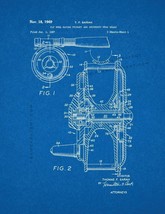 Fly Fishing Reel Patent Print - Blueprint - £6.34 GBP+