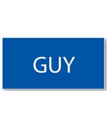 GUY FREE GUY Halloween Costume Name Badge Tag with a pin Fastener Cospla... - £11.84 GBP