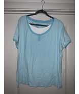 womens croft and Barrow Striped Short Sleeve Shirt Size 3XL - $13.70 CAD