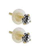 9K Gold &amp; 3mm Round Crystals Stud Earrings - £20.03 GBP