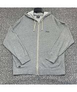 Oakley Hoodie Men Extra Large Gray Regular Fit Full Zip Long Sleeve Y2K XL - $124.08 CAD