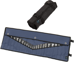 Rugged Tools Wrench Roll up Pouch - Wrench Organizer &amp; Tool Holder with SAE &amp; Me - $29.91