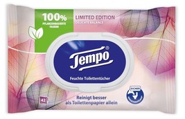 Tempo Tissues Delicate Balance - Wet Wipes - Made In Germany Free Us Shipping - $9.41