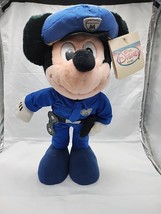 Vintage The Disney Store Policeman Mickey Plush 12&quot; With Tag - $411.36 MXN