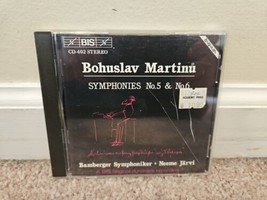 Symphonies 5 &amp; 6 by Bohuslav Martinu (CD, 1993) BIS-CD-402 Bamberg/Järvi - £5.20 GBP