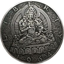 Moneda de fantasía oriental-occidental rara con Avalokiteshvara - $18.55 CAD