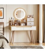 Vanity Set: Lighted Mirror &amp; 4 Drawers - $200.33 CAD