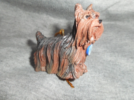 AKC 2004 Dog Yorkshire Terrier Figurine Christmas Tree Ornament 2 1/4&quot; Tall NOS - £7.99 GBP