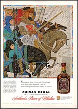 1950s Chivas Regal Scotch Whiskey PRINT AD Scotland&#39;s Prince Of Whiskies... - $9.32 CAD
