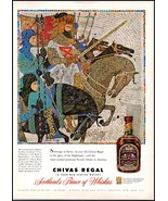1950s Chivas Regal Scotch Whiskey PRINT AD Scotland&#39;s Prince Of Whiskies... - $9.31 CAD