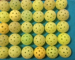 30 USED PICKLEBALLS - FREE SHIPPING - ACTUAL BALLS BEING SHIPPED  - $21.74