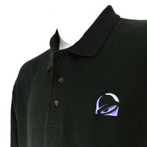 Taco Bell Fast Food Employee Uniform Polo Shirt Black Size Xl New - £19.15 GBP