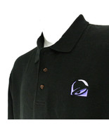 TACO BELL Fast Food Employee Uniform Polo Shirt Black Size XL NEW - $25.49