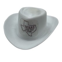 Vintage 1980s Pencil Sharpener Texas Cowboy Hat Lone Star State White Pl... - $14.84