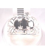 (1)7x5/(2)6x4mm 2.02Ct Thai Black Spinel Oval Sterling Silver Ring Sz 11... - $16.19