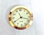 Seiko 1-7/16″  Fit-Up Clock Insert Ivory Dial, Arabic Numbers - MF-110VA - $8.81