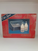 Classic Old Spice Hammered Tin Box for Men's Cologne and After Shave - $25.00