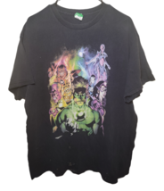 Green Lantern DC Comics Graphic T Shirt Black Multicolor Corps Superhero... - $17.81