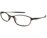 Vintage Oakley Eyeglasses Frames O2 11-614 Red Matte Burgundy Wrap 48-19... - $69.75
