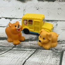 Fisher Price Little People Mcdonalds Toys Bus Dog Cub - $9.89