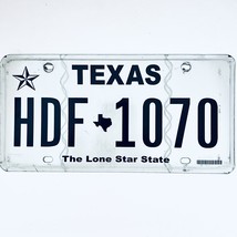  United States Texas Lone Star Passenger License Plate HDF 1070 - £13.22 GBP