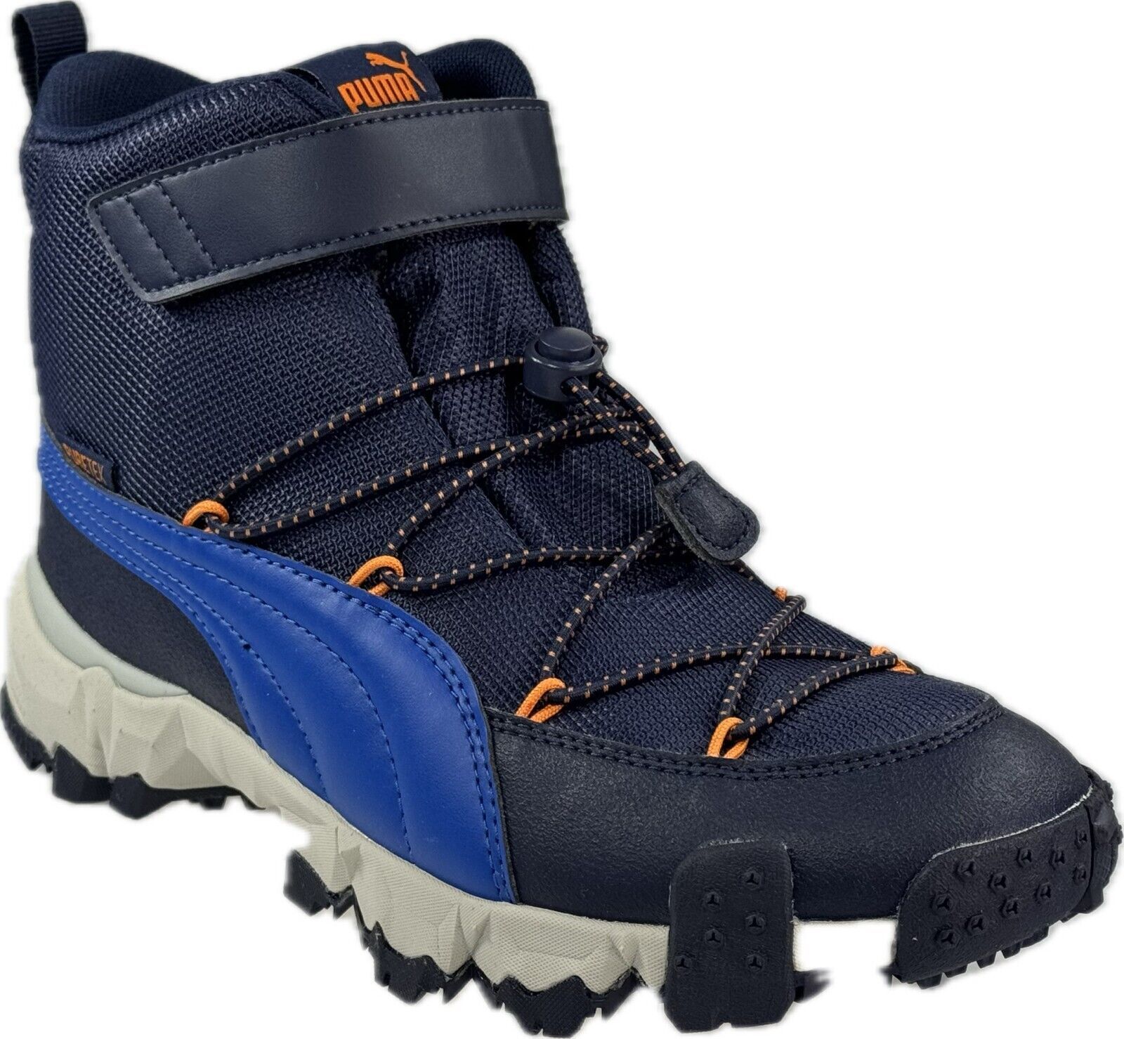PUMA Maka Puretex V JR Blue Outdoor Winter Boots BOY'S SZ 5.5Y, 6Y, 19291101 - $49.99