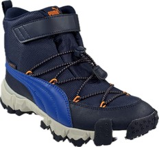 PUMA Maka Puretex V JR Blue Outdoor Winter Boots BOY&#39;S SZ 5.5Y, 6Y, 19291101 - £39.61 GBP