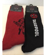 NEW Marvel Deadpool Unisex Crew Socks Size 6-12 - $17.17 CAD