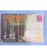 Vintage Scenic Souvenir Folder Photo Postcard Set Redwood Highway Califo... - $377.09 MXN