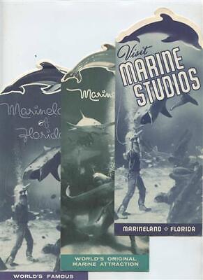 Primary image for Marine Studios Die Cut Brochure Marineland Florida 1950's & 1960's Oceanarium