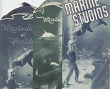 Marine Studios Die Cut Brochure Marineland Florida 1950&#39;s &amp; 1960&#39;s Ocean... - £37.42 GBP