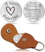 Pocket Hug Token Gifts for Men Boyfriend Girlfriend Inspirational Gift for Son D - £18.49 GBP