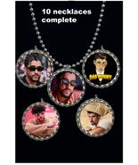 Bad Bunny necklace pack of 10 cool party favors jewelry necklaces ball c... - $15.99